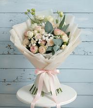 Букет цветов из:  Розы и Лизиантусы в ЗЯБ Набережные Челны
