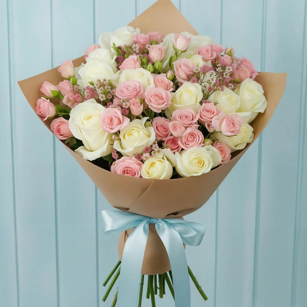 Букет цветов из: Розы в ЗЯБ Набережные Челны