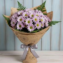 Букет цветов из:  Хризантемы в ЗЯБ Набережные Челны
