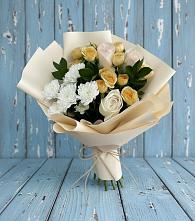 Букет цветов из:  Розы и Хризантемы #REPLACE_PRED# ЗЯБ Набережные Челны