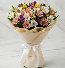 Букет цветов из:  Альстромерии в ЗЯБ Набережные Челны