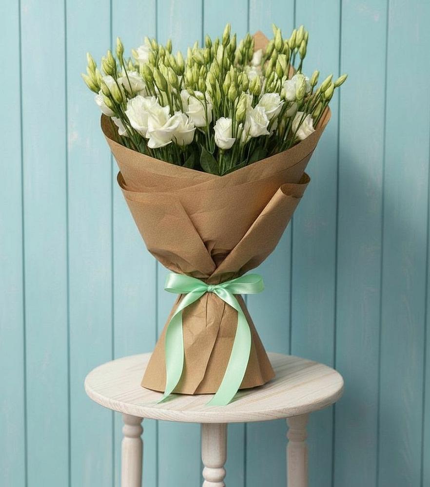 Букет цветов из: Лизиантусы в ЗЯБ Набережные Челны