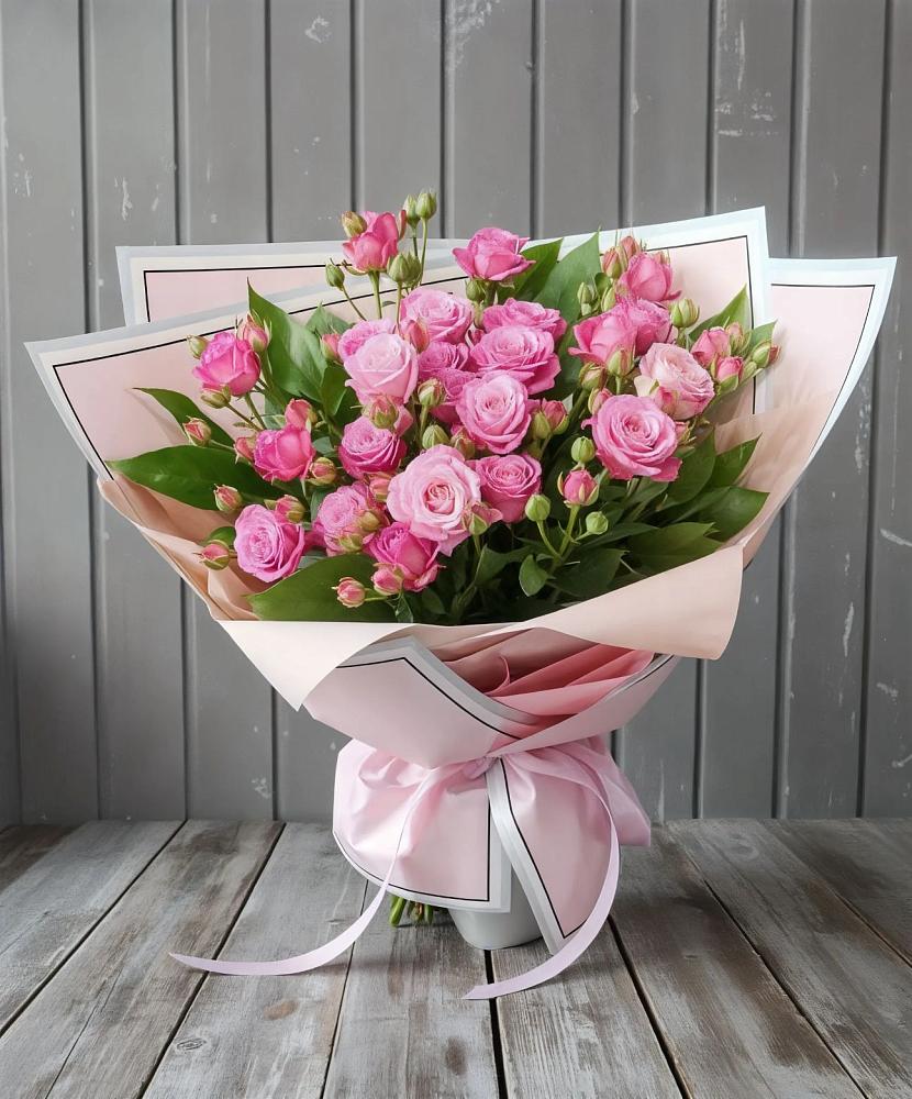 Букет Розовый кустик в ЗЯБ Набережные Челны
