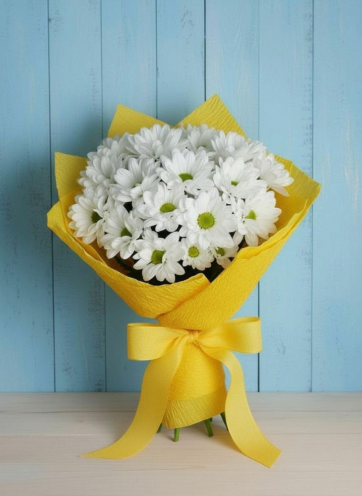 Букет цветов из: Хризантемы в ЗЯБ Набережные Челны