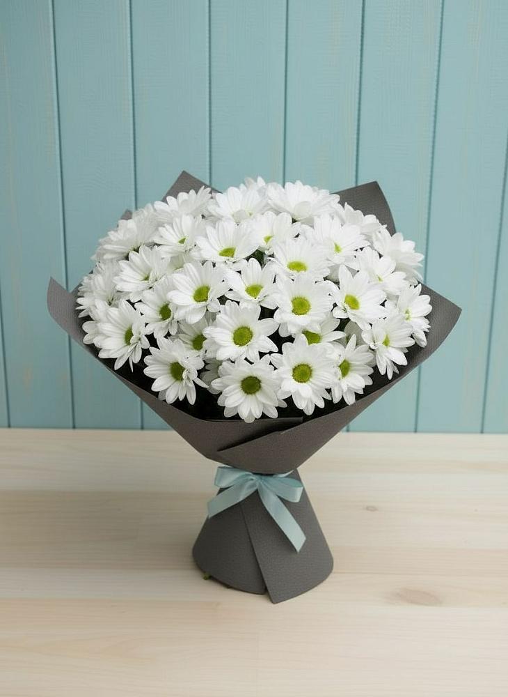 Букет цветов из: Хризантемы в ЗЯБ Набережные Челны