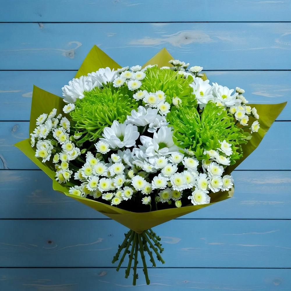 Букет цветов из: Хризантемы в ЗЯБ Набережные Челны