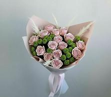 Букет цветов из:  Розы и Хризантемы в ЗЯБ Набережные Челны
