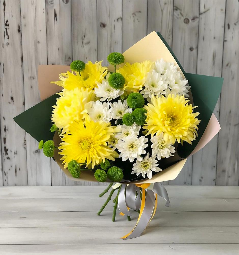 Букет цветов из: Хризантемы в ЗЯБ Набережные Челны