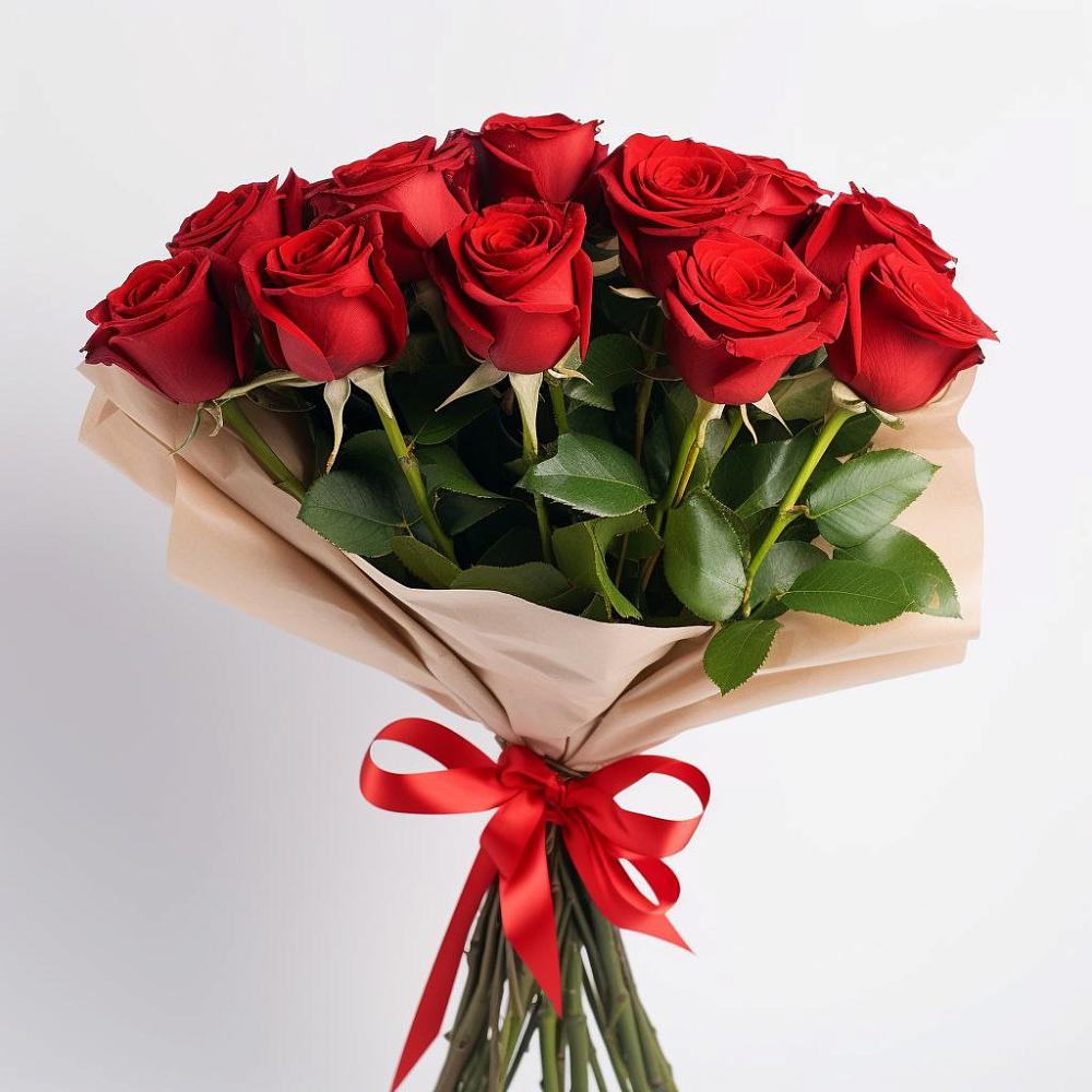 Букет 11 Красных роз Эдлесс Лав в ЗЯБ Набережные Челны
